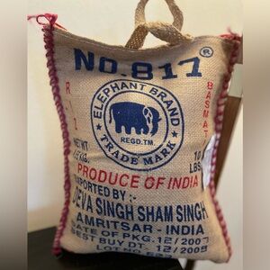 Basmati Rice Bag Tote